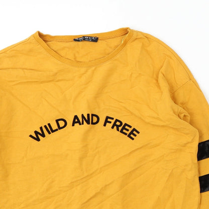Womens UK Size 12 Select Yellow Pullover Jumper