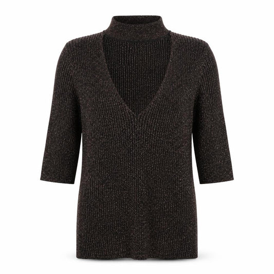 Womens UK Size 14 New Look Brown Cardigan Jumper