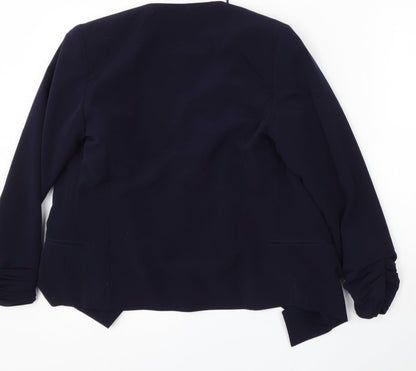 Womens UK Size 8 New Look Blue Cardigan Jumper