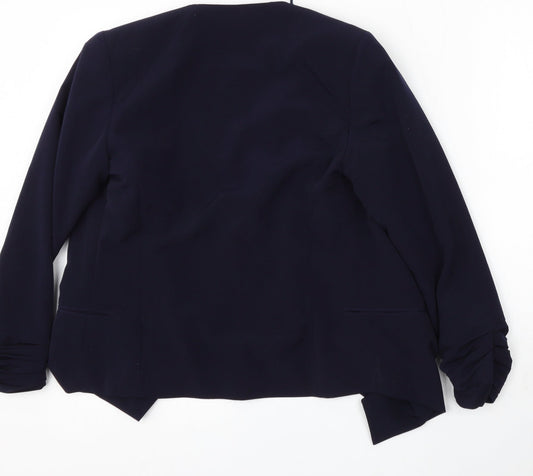 Womens UK Size 8 New Look Blue Cardigan Jumper