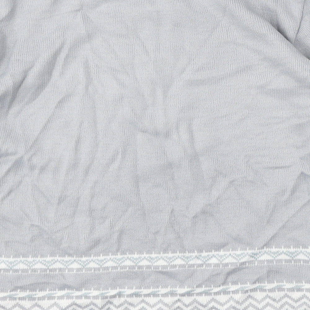 Womens UK Size 10 Afibel Grey Pullover Jumper