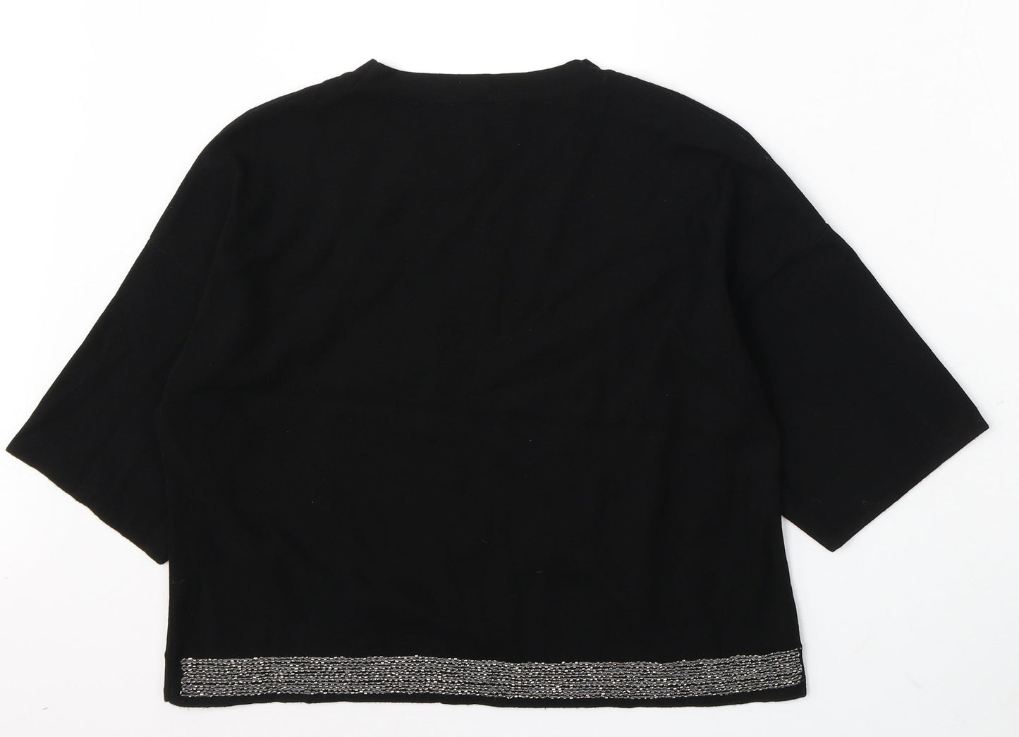 Womens UK Size 14 NEXT Black Pullover Jumper