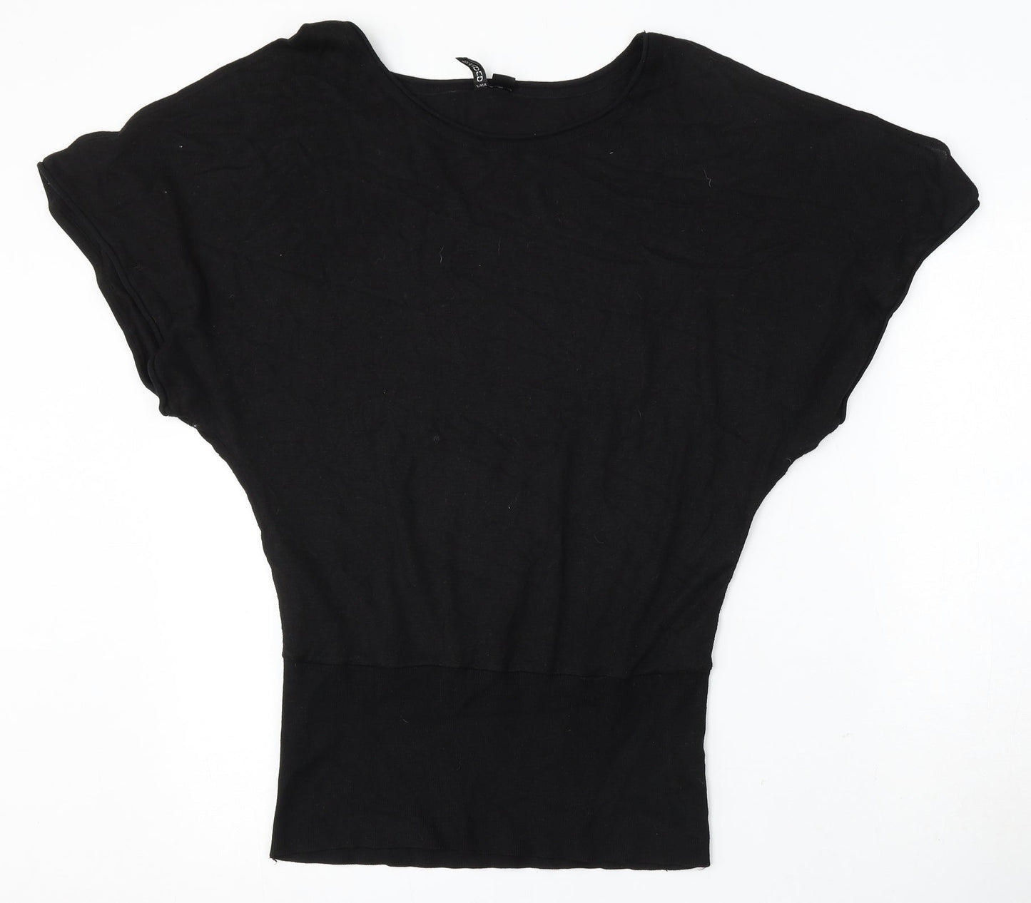 Womens UK Size 12 Divided Black Pullover Jumper