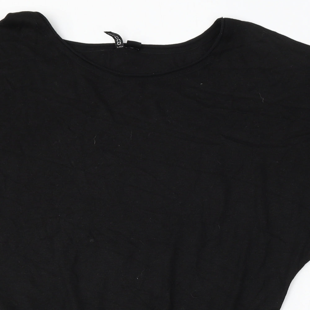 Womens UK Size 12 Divided Black Pullover Jumper