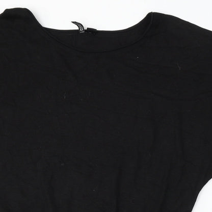 Womens UK Size 12 Divided Black Pullover Jumper