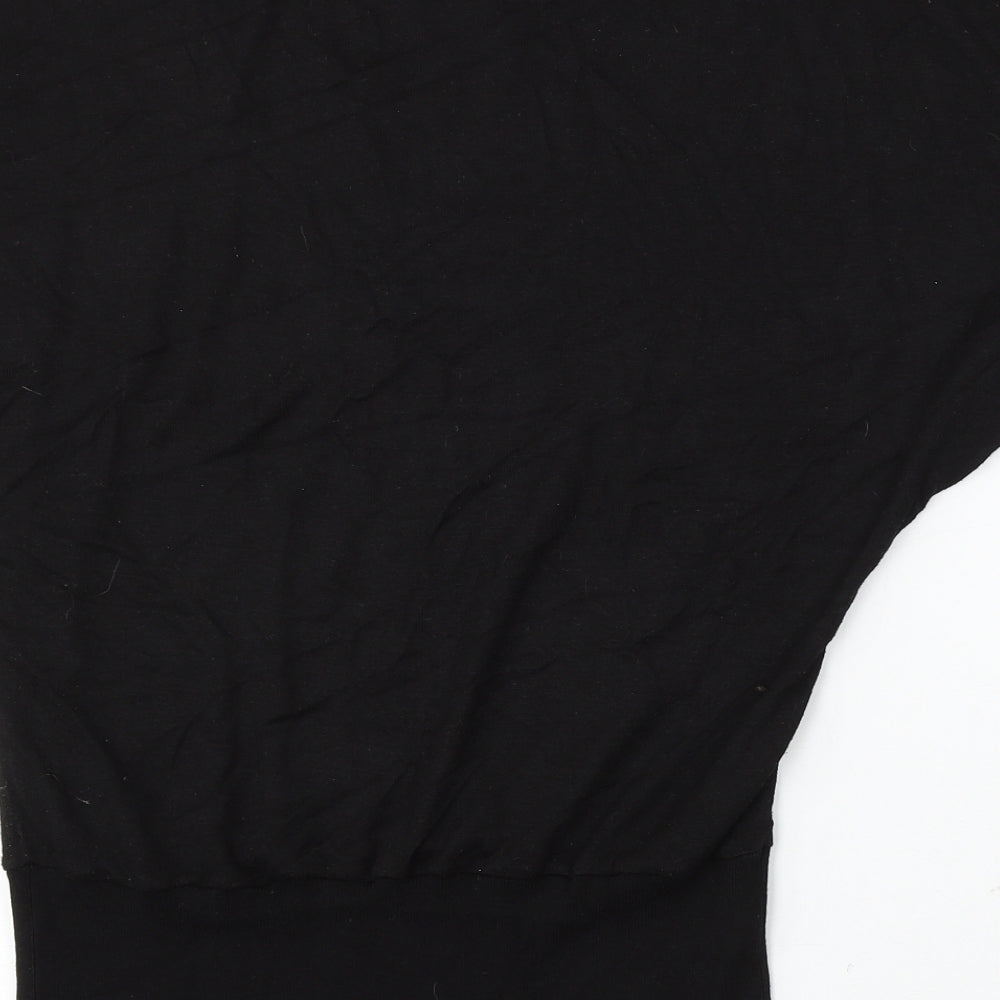 Womens UK Size 12 Divided Black Pullover Jumper