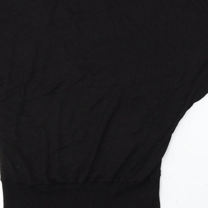 Womens UK Size 12 Divided Black Pullover Jumper