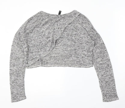 Womens UK Size S Divided by H&M Grey Pullover Jumper