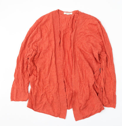 Womens UK Size 18 White Stuff Orange Cardigan Jumper