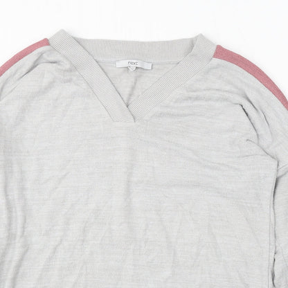Womens UK Size 12 NEXT Grey Pullover Jumper