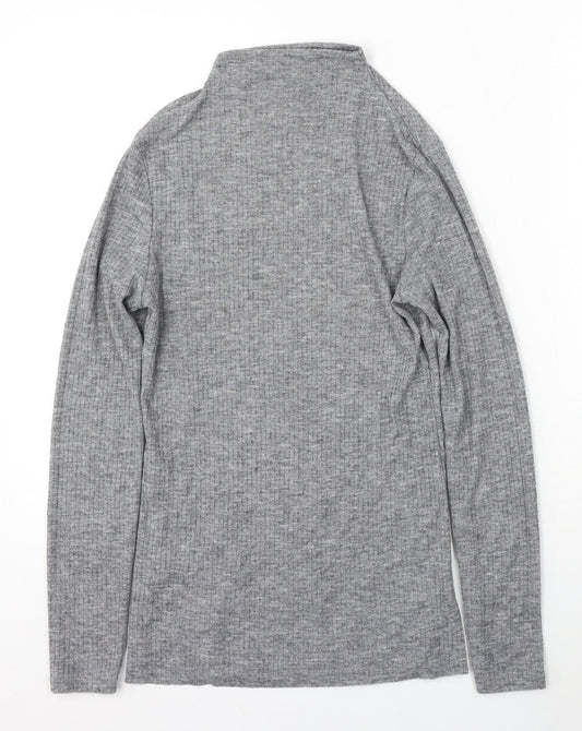 Womens UK Size 10 River Island Grey Pullover Jumper