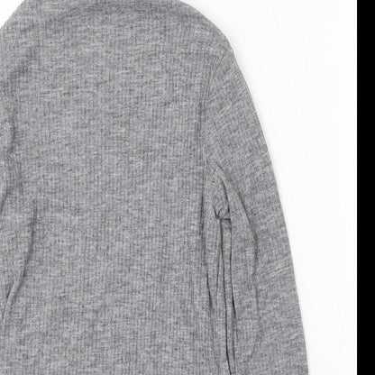 Womens UK Size 10 River Island Grey Pullover Jumper