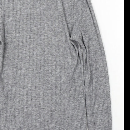 Womens UK Size 10 River Island Grey Pullover Jumper