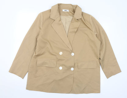 DM100 Womens Beige Jacket Size 3XL Button