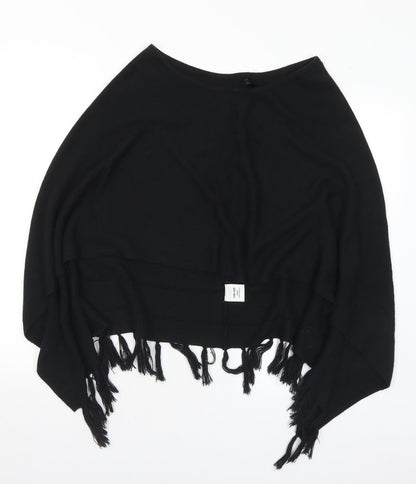 Matalan Womens Black Jacket Poncho One Size