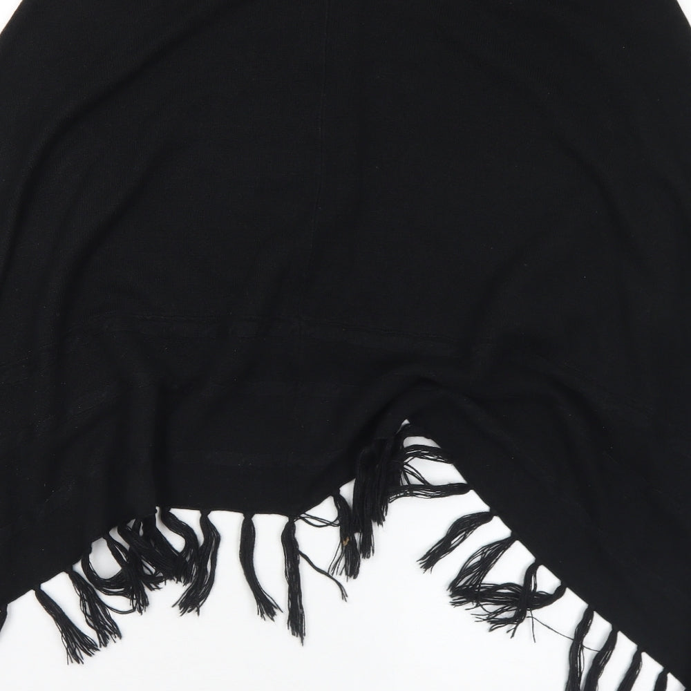 Matalan Womens Black Jacket Poncho One Size