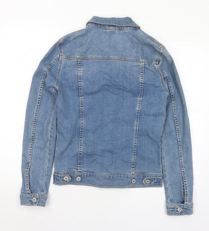 Mens UK Size XS Topman Blue Jacket
