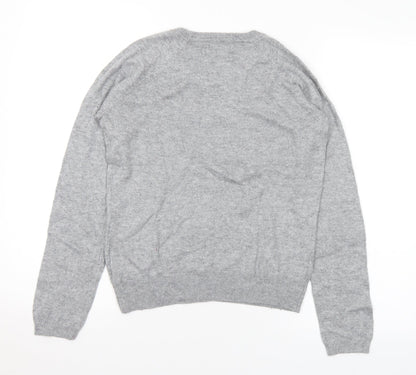 Womens UK Size 12 New Look Grey Pullover Jumper