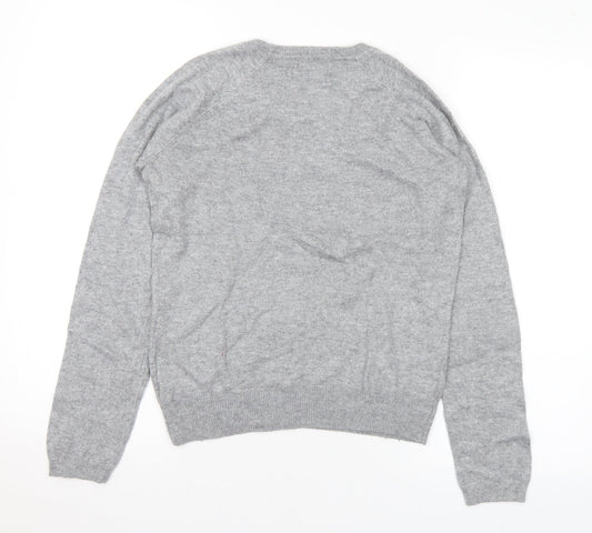 Womens UK Size 12 New Look Grey Pullover Jumper