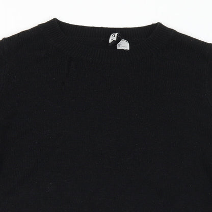 Womens UK Size L H&M Black Pullover Jumper