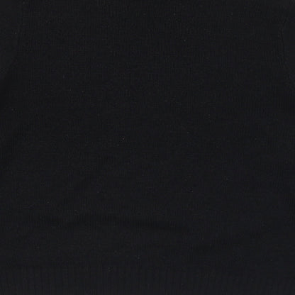 Womens UK Size L H&M Black Pullover Jumper