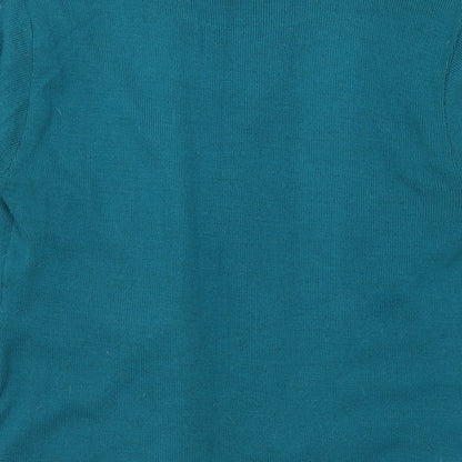 Womens UK Size M Vida Vi Green Pullover Jumper