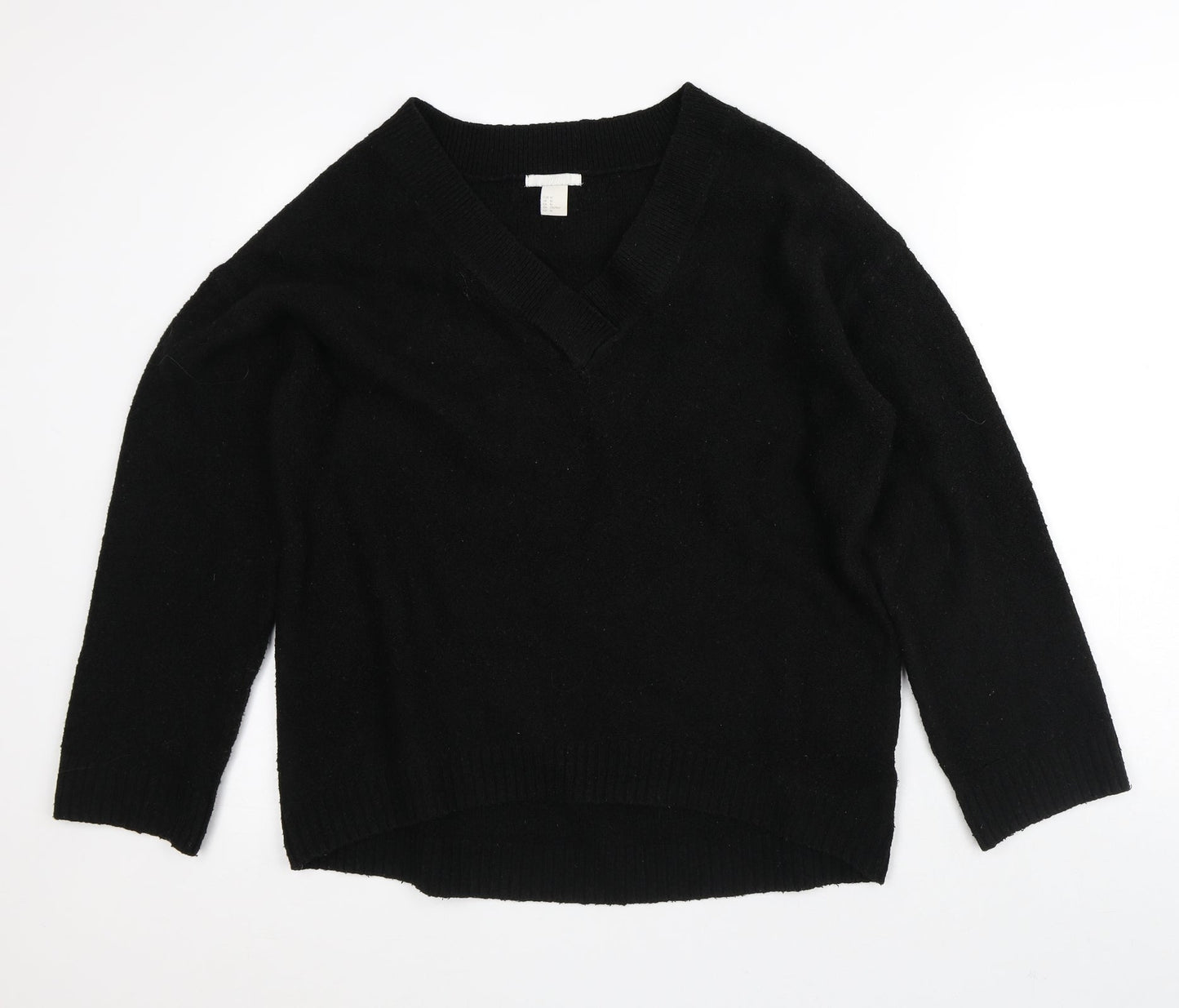 Womens UK Size M H&M Black Pullover Jumper