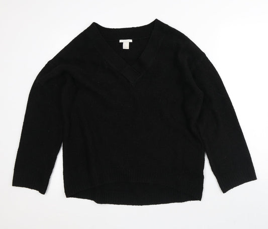 Womens UK Size M H&M Black Pullover Jumper