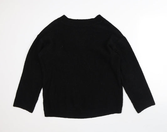 Womens UK Size M H&M Black Pullover Jumper