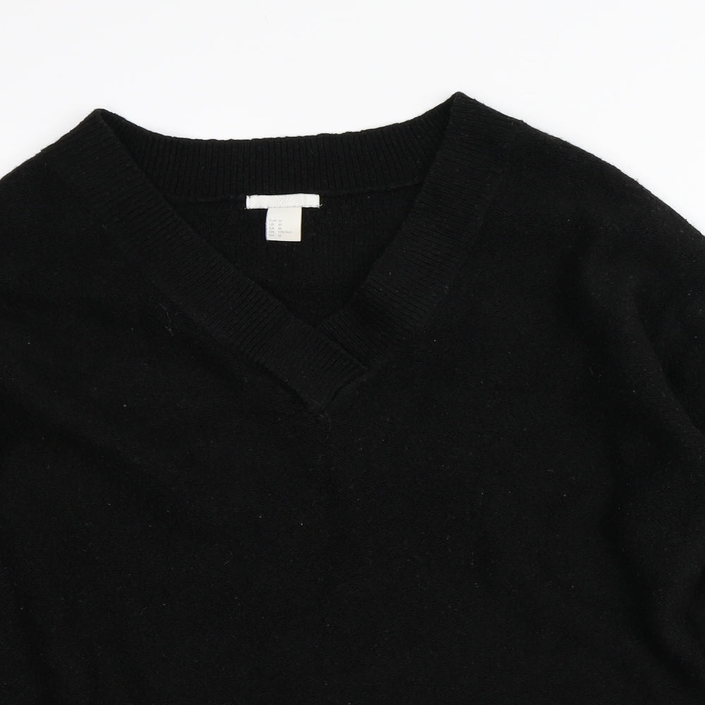 Womens UK Size M H&M Black Pullover Jumper