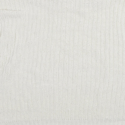 Womens UK Size M H&M White Pullover Jumper