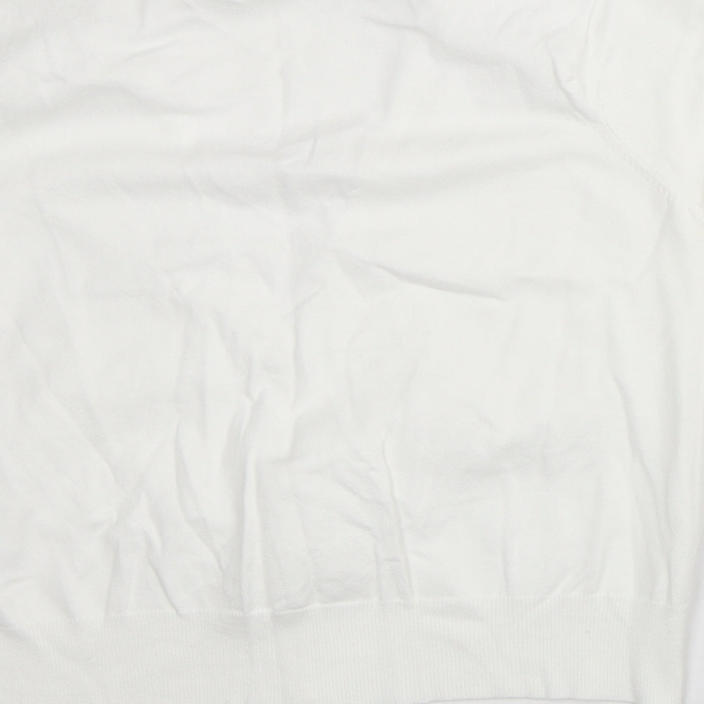 Womens UK Size XL M&Co White Basic Blouse