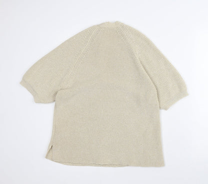 Womens UK Size L NEXT Beige Pullover Jumper