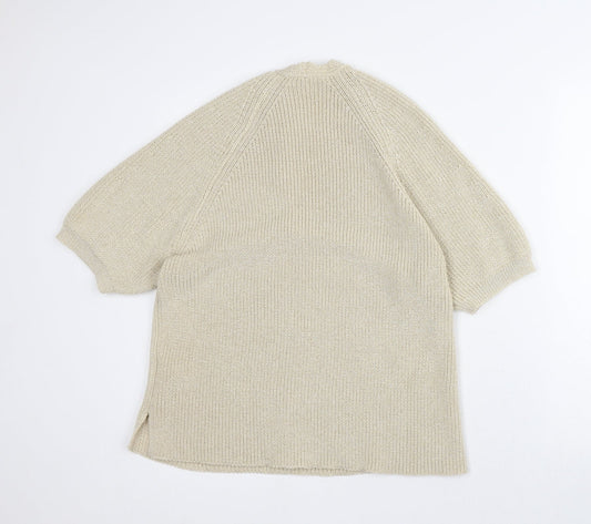 Womens UK Size L NEXT Beige Pullover Jumper
