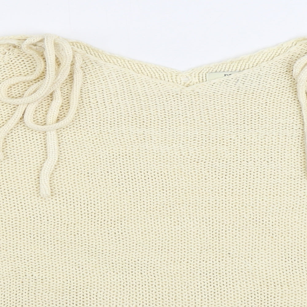 Womens UK Size M Matalan White Pullover Jumper