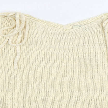 Womens UK Size M Matalan White Pullover Jumper