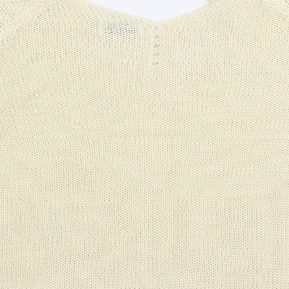 Womens UK Size M Matalan White Pullover Jumper