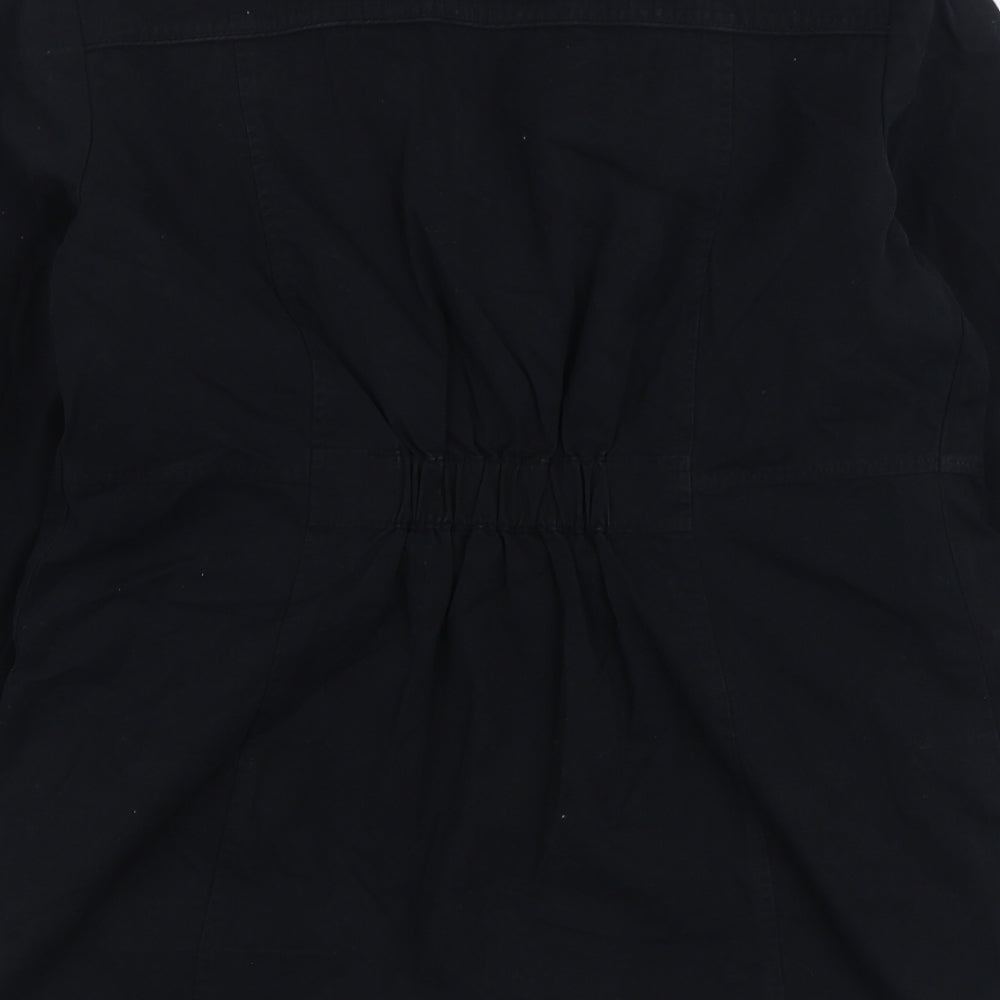 Glamorosa Womens Black Jacket Size 12 Button