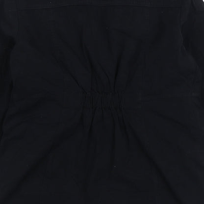 Glamorosa Womens Black Jacket Size 12 Button