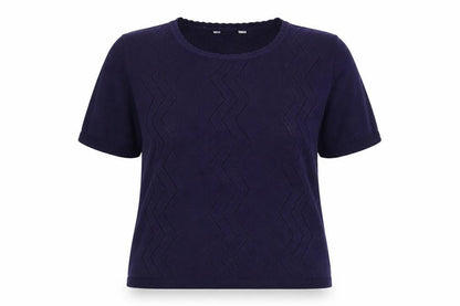 Womens UK Size 16 Preworn Blue Pullover Jumper