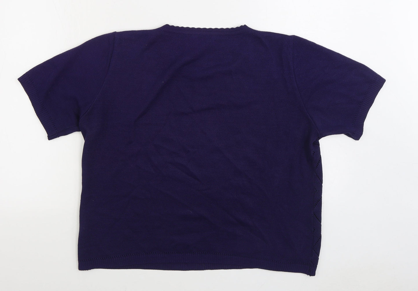 Womens UK Size 16 Preworn Blue Pullover Jumper