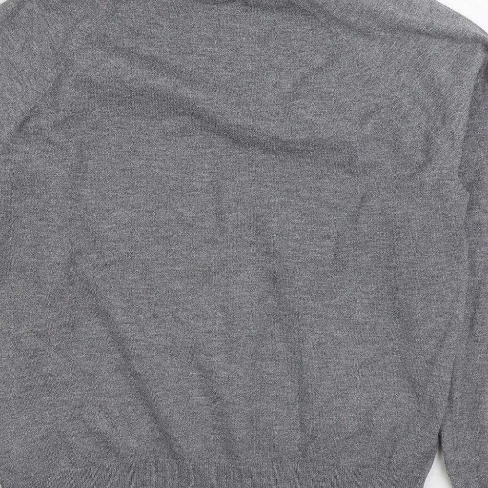 Primark Womens Grey Round Neck Polyester Pullover Jumper Size M