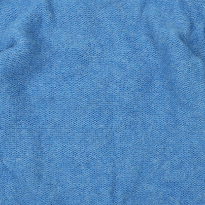 George Womens Beige Round Neck Acrylic Pullover Jumper Size S