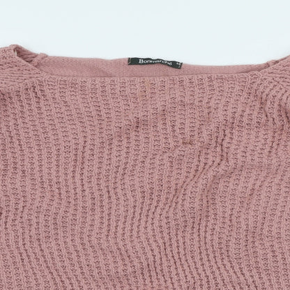 Womens UK Size 16 Bonmarche Pink Pullover Jumper
