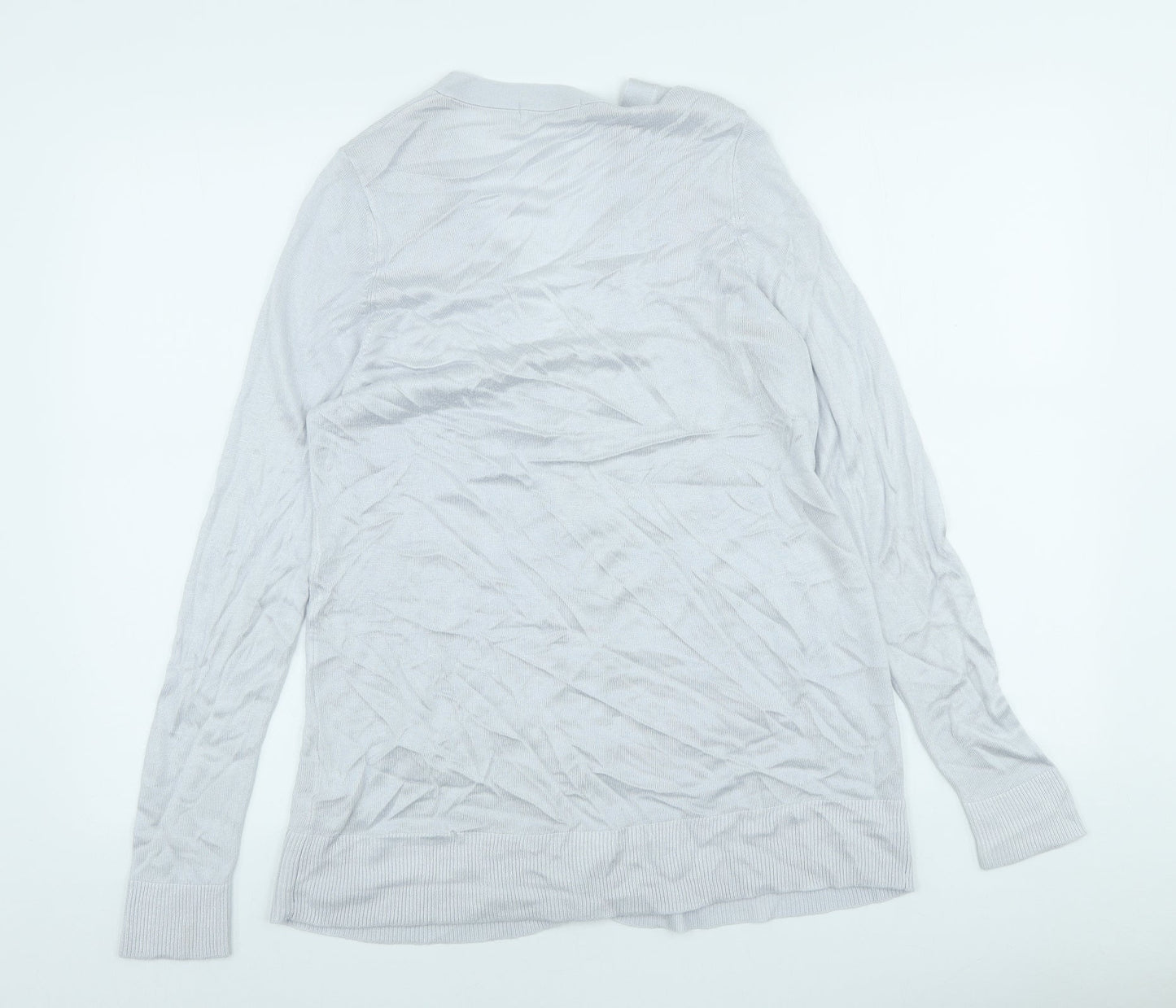 Womens UK Size 14 Marks and Spencer Grey Cardigan Jumper
