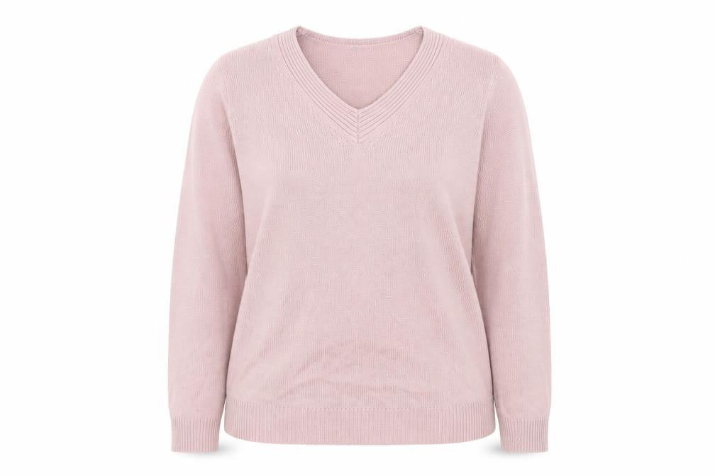 Womens UK Size 14 Damart Pink Pullover Jumper