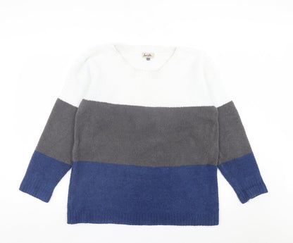 Womens UK Size 18 arista Blue Pullover Jumper