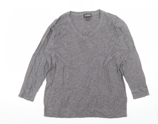 Womens UK Size L Cashel Grey Pullover Jumper