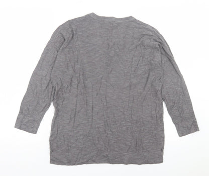 Womens UK Size L Cashel Grey Pullover Jumper