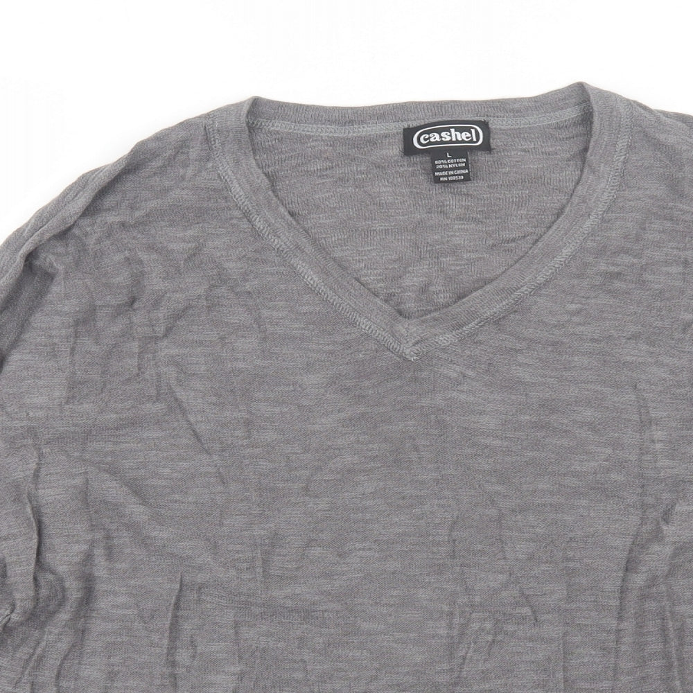 Womens UK Size L Cashel Grey Pullover Jumper